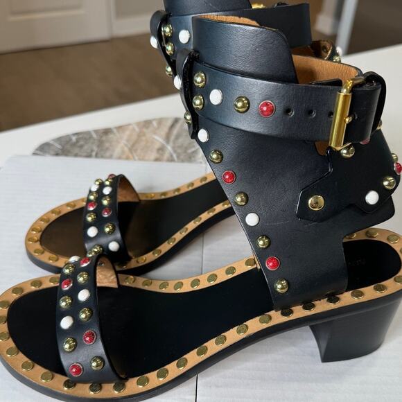 Isabel Marant Embellished Heeled Sandal - Picture 12 of 17